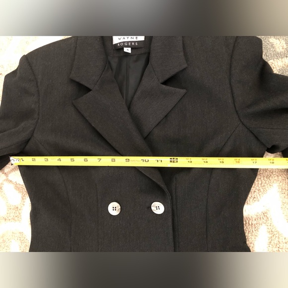 New Wayne Rogers double breast coat size 4 - Picture 14 of 16